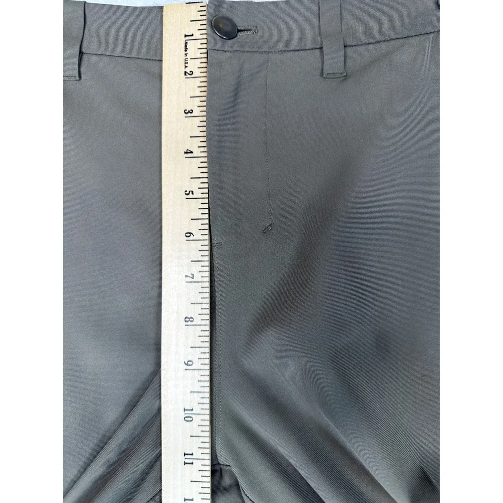 Lululemon Commission Pants Mens 31 Brown Olive Straight Leg Technical Chino